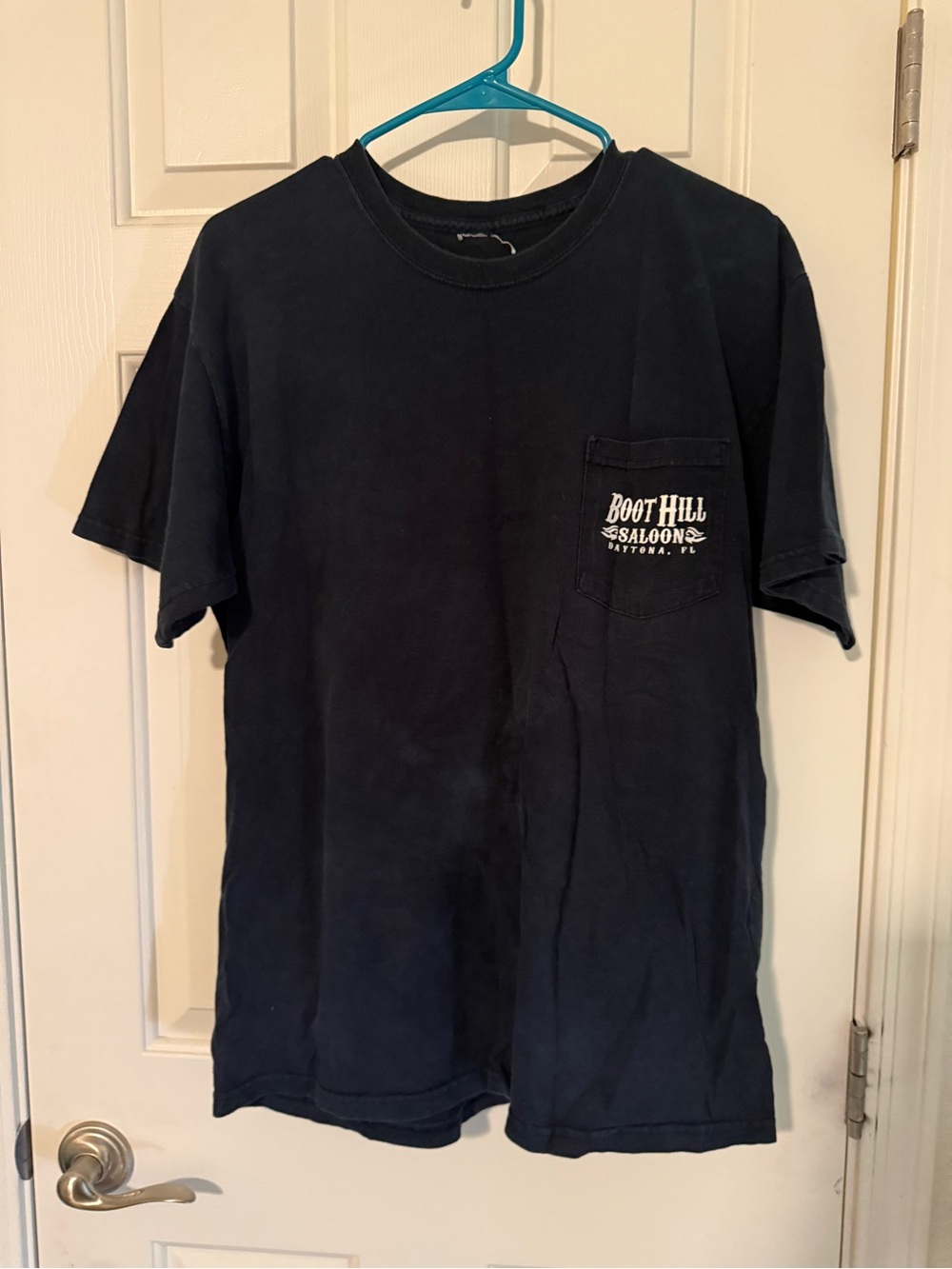 Black Pocket T‑Shirt for Men